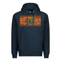 Navy i teach au some kids license plate Premium Hoodie - Artiststas