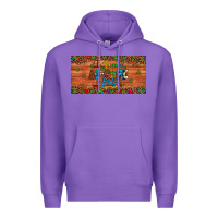 Purple i teach au some kids license plate Premium Hoodie - Artiststas