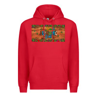 Red i teach au some kids license plate Premium Hoodie - Artiststas