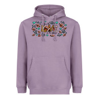 Lavender for the love of the game American football Heavyweight Hoodie - Jasminsmagicworld