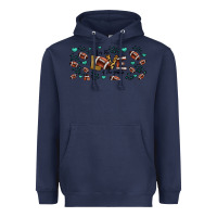 Navy for the love of the game American football Heavyweight Hoodie - Jasminsmagicworld