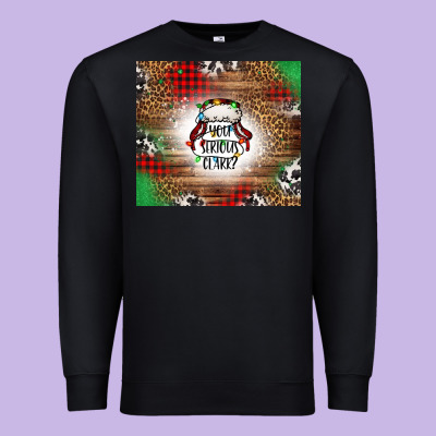 You Serious Clark Western Premium Sweatshirt Designed By Jasminsmagicworld