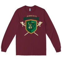 Burgundy sioux city musketeers Long Sleeve Tee - DesigneFamous