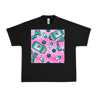 Black Western Medicine Seamless Pattern Urban Heavy Tee - BundleAndBundleShop