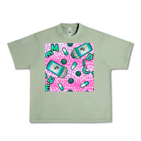 Oil Green Western Medicine Seamless Pattern Urban Heavy Tee - BundleAndBundleShop