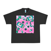Pigment Black Western Medicine Seamless Pattern Urban Heavy Tee - BundleAndBundleShop