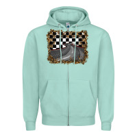 Leopard Racing  Background Zipper Hoodie | Teevron