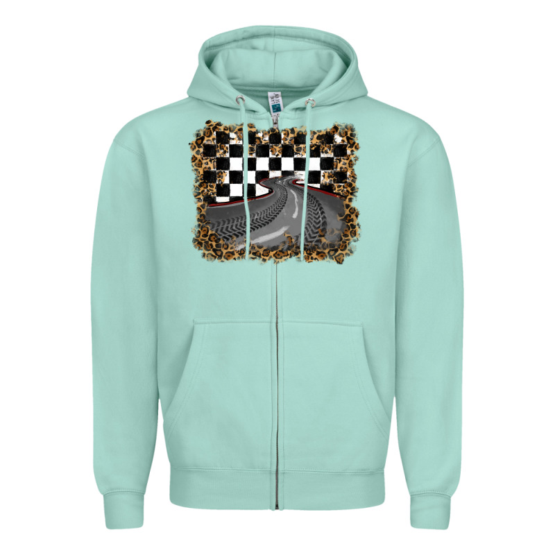 Leopard Racing  Background Zipper Hoodie by RanaPortraitStore | Teevron