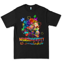 Black Neurodiversity is beautiful Premium Tee - FaDigitalArtStudio
