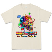 Bone Neurodiversity is beautiful Premium Tee - FaDigitalArtStudio