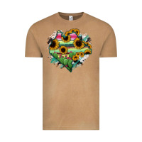 Vintage Camel Chiapas State Of Mexico Map Vintage Tee - RanaPortraitStore