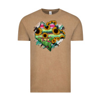 Vintage Coffee Chiapas State Of Mexico Map Vintage Tee - RanaPortraitStore