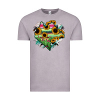 Vintage Zinc Chiapas State Of Mexico Map Vintage Tee - RanaPortraitStore