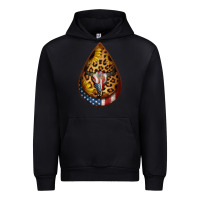 Black american sunflower bullskull teardrop earrings Urban Hoodie - Jasminsmagicworld