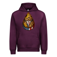 Mauve Wine american sunflower bullskull teardrop earrings Urban Hoodie - Jasminsmagicworld