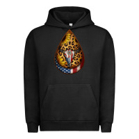 Pigment Black american sunflower bullskull teardrop earrings Urban Hoodie - Jasminsmagicworld