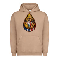 Pigment Burro american sunflower bullskull teardrop earrings Urban Hoodie - Jasminsmagicworld
