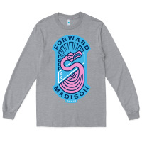 Heather Grey madison fc art Long Sleeve Tee - DesigneFamous