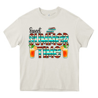 Cream sweet summer time cocktail Heavy Core Tee - CowCowDesign