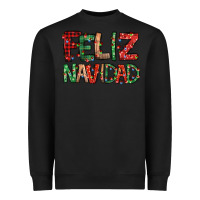 Black feliz navidad Spanish christmas Heavyweight Sweatshirt - Jasminsmagicworld