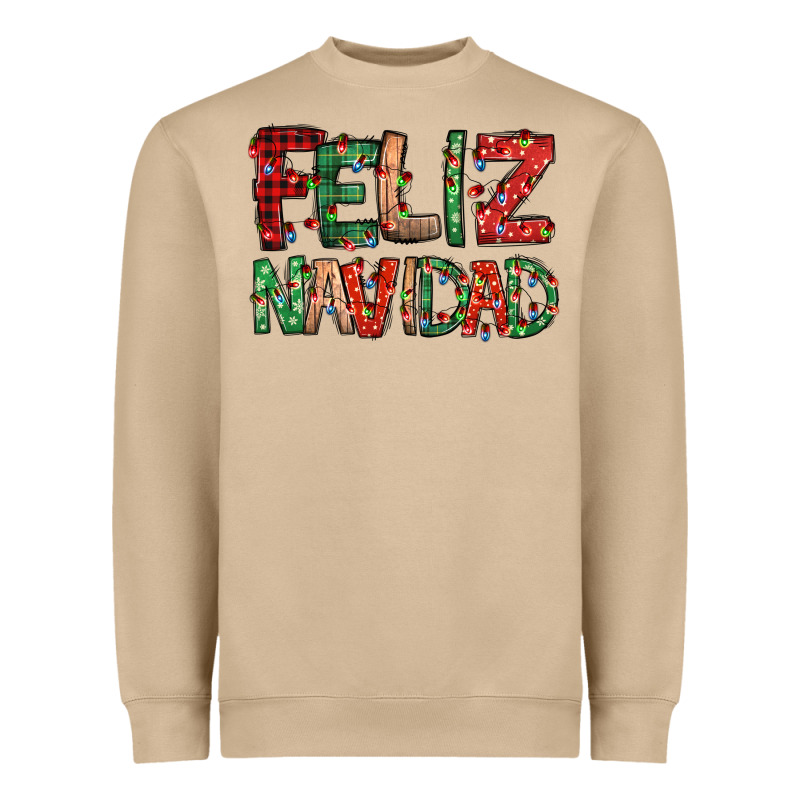 Feliz Navidad Spanish Christmas Heavyweight Sweatshirt by Jasminsmagicworld | Teevron