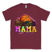 Burgundy basketball mama Classic Tee - OliviaCreatesArt