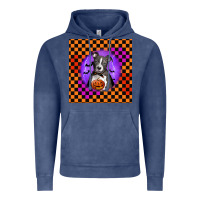 Vintage Denim Halloween American Pitbull Terrier Vintage Hoodie - LillyAllenDesigns
