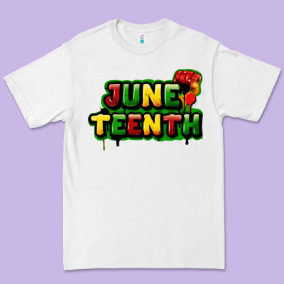 Juneteenth Premium Tee Designed By Fadigitalartstudio