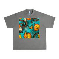 Tornado autumn leaves seamless pattern Urban Heavy Tee - BundleAndBundleShop