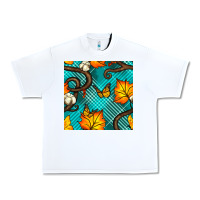 White autumn leaves seamless pattern Urban Heavy Tee - BundleAndBundleShop