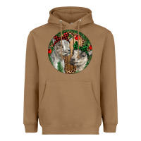 Toasted Coconut Baby Goats Christmas Heavyweight Hoodie - RanaPortraitStore