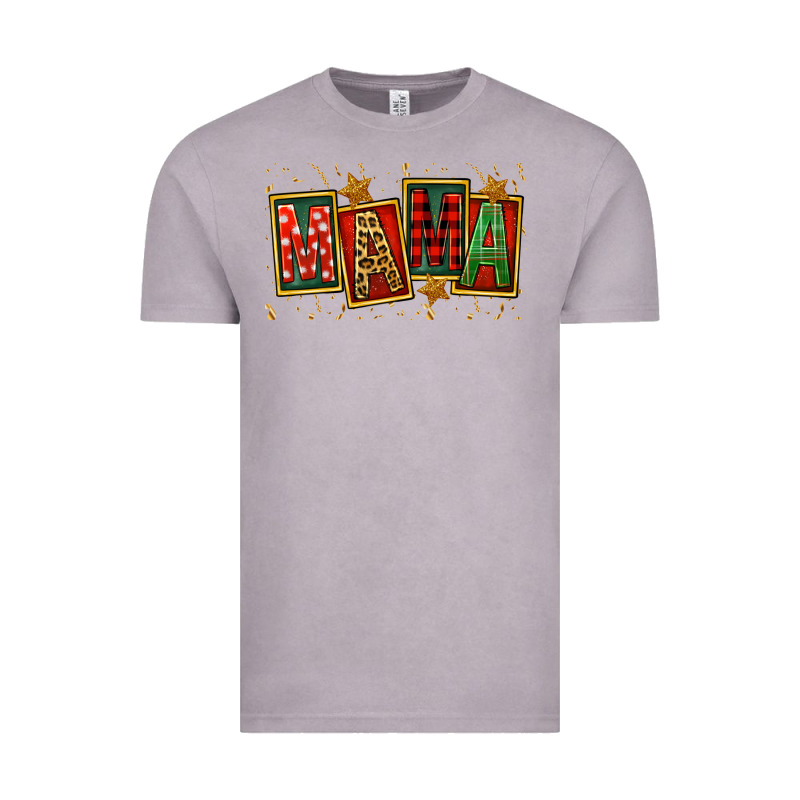 Mama Christmas Vintage Tee by FaDigitalArtStudio | Teevron