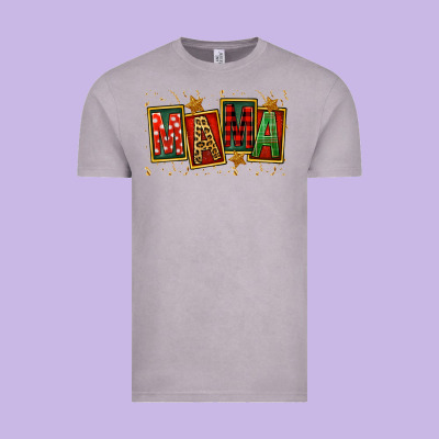Mama Christmas Vintage Tee Designed By Fadigitalartstudio