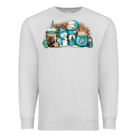 Dove Grey winter snowman coffee cups Premium Sweatshirt - Jasminsmagicworld