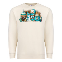 Sandshell winter snowman coffee cups Premium Sweatshirt - Jasminsmagicworld