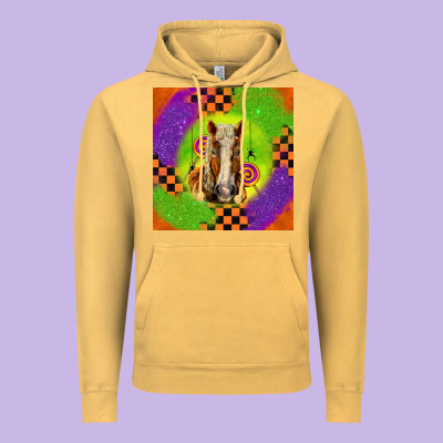 Halloween Belgian Horse Vintage Hoodie Designed By Lillyallendesigns