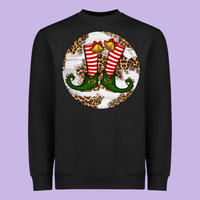 Elf Shoes Christmas Heavyweight Sweatshirt Designed By Ranaportraitstore