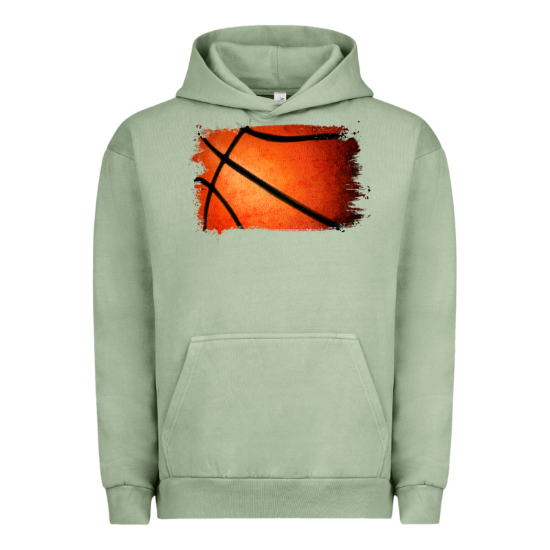 Basketball Brushstroke Urban Hoodie by Jasminsmagicworld | Teevron