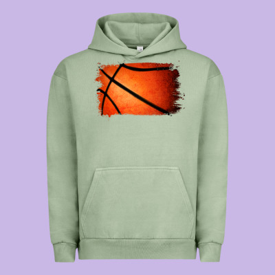 Basketball Brushstroke Urban Hoodie Designed By Jasminsmagicworld