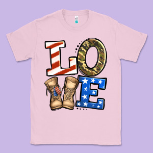 4th Of July Army Love Classic Tee Designed By Jasminsmagicworld