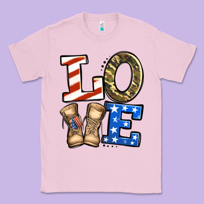 4th Of July Army Love Classic Tee Designed By Jasminsmagicworld