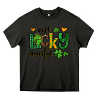Asphalt One lucky auntie St. Patrick's Heavy Core Tee - OliviaCreatesArt