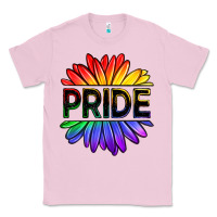 Bubblegum Pink hippie pride sunflowers Classic Tee - OliviaCreatesArt