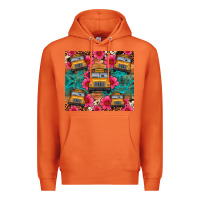 Carrot school bus leopard cowhide Premium Hoodie - Artiststas