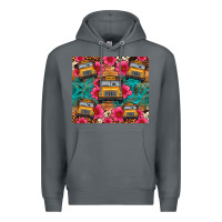 Rock school bus leopard cowhide Premium Hoodie - Artiststas