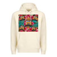 Sandshell school bus leopard cowhide Premium Hoodie - Artiststas