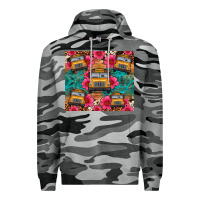 Slate Camo school bus leopard cowhide Premium Hoodie - Artiststas