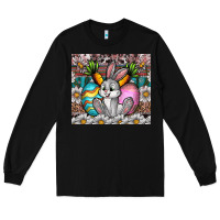 Black easter Long Sleeve Tee - CowhideDigitalArt