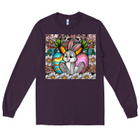 Plum easter Long Sleeve Tee - CowhideDigitalArt
