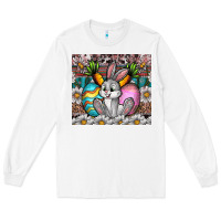 White easter Long Sleeve Tee - CowhideDigitalArt